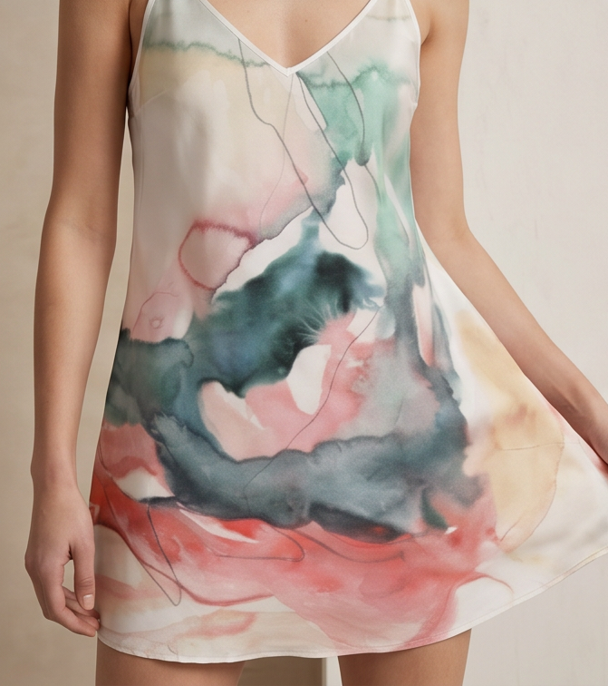 Revolve — Mini Slip Dress