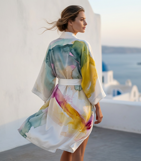 Waves of Stillness Kimono