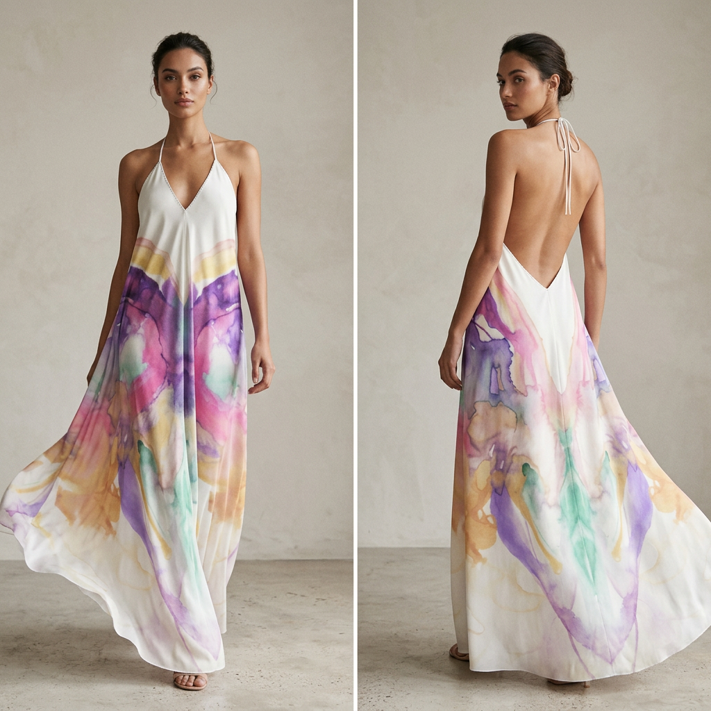 Growing Light — Halter Dress